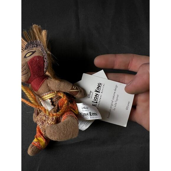 DISNEY'S 11" SIMBA THE LION KING BROADWAY MUSICAL BEAN BAG PLUSH ANIMAL TOY - Picture 6 of 7